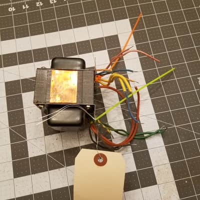 Woodward Schumacher 54-105 Transformer 380-0-380 / 6.3 V Heathkit Vintage Power IO-10 Tested Tube Amp Project 1958 image 8