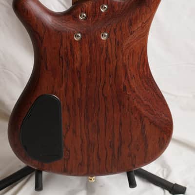 German Warwick Corvette Standard Fretless 4-String Honey Violin Oil image 5
