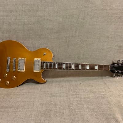 Monoprice Route 66 Single Cut Guitar 2000’s Goldtop LP Style + Gig Bag image 2