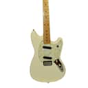 2017 Fender Mustang Electric Guitar, Maple Fingerboard, Olympic White