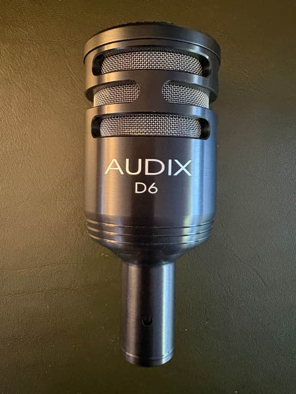 Audix D6 Dynamic Kick Drum Microphone 2010s - Black image 1