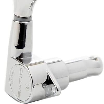 Graph Tech PRB-4220-C0 4 String 2+2 Bass Ratio Y-Key Tuners, Chrome image 2