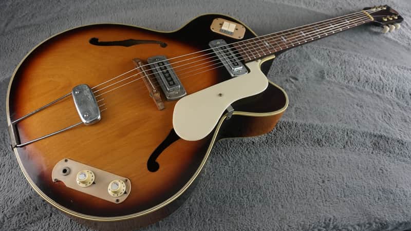 Teisco EP-14 1960s - Brown Burst Hollow Body Electric | Reverb