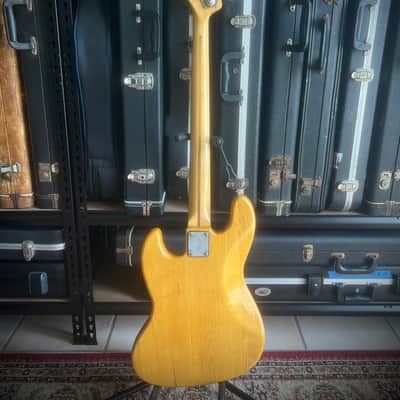 1973 Fender Jazz Bass with Maple Fretboard - Natural - With Original Case image 8