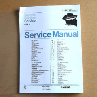 Philips Philicorda 22GM762 Part 2 Service manual Schematic Diagrams - Vintage technical repair guide image 2