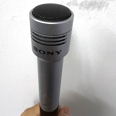 Sony F-113C ENG Field Microphone with AD-32 Wind Screen & Leather Case (Vintage) image 6