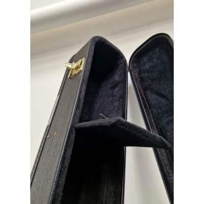 Unbranded Acoustic Guitar Hard Case - Guitar Case - Black - Excellent image 9