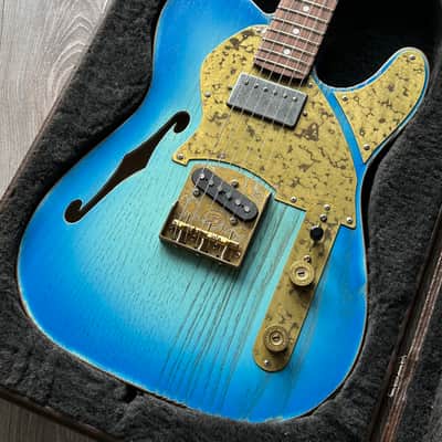 Paoletti Nancy Thinline with Humbucker Unplayed NOS Guitar image 18