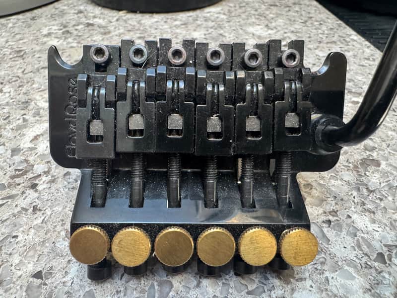 Floyd Rose Original Limited 1984 Tremolo Black 37mm Big Brass Block image 1