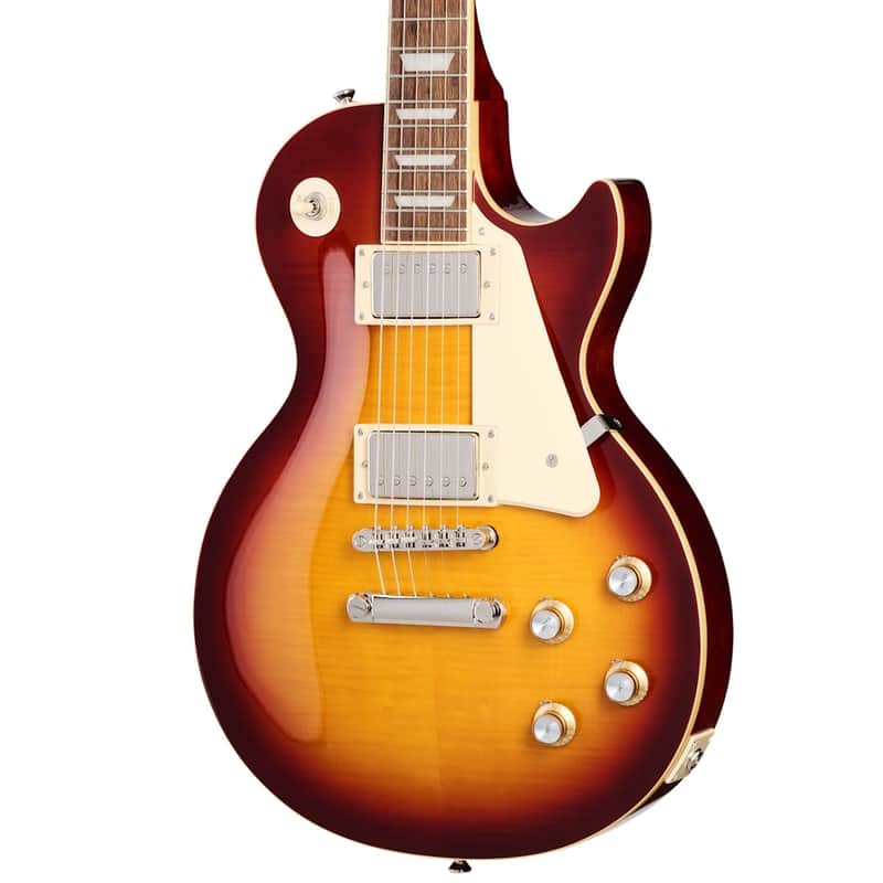 Epiphone Les Paul Standard 60s Figured Top Guitar w/Premium Gig Bag - Iced Tea image 1