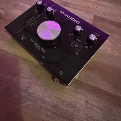 M-Audio M-Track 2x2M USB Audio/MIDI Interface 2010s - Black image 2