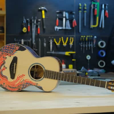 Batiksoul Guitars No.#120 - Parlor Batik Cendrawasih Geni image 1