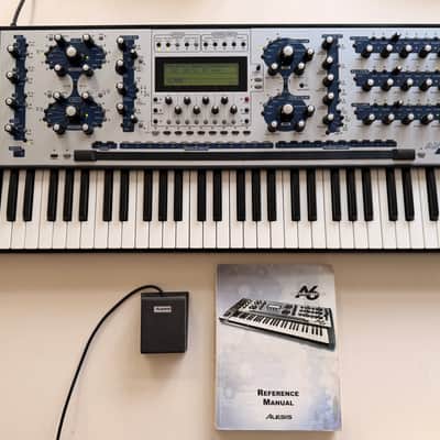 Alesis A6 Andromeda 61-Key Polyphonic Analog Synthesizer 2000s - Black/Silver