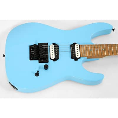 Dean MD 24 Roasted Maple with Floyd Electric Guitar Regular Vintage Blue image 3
