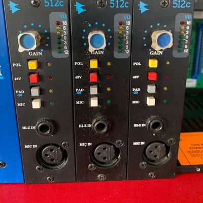 API 500 Series 10 Space Rack With Linear Power Supply and (3) 512C Preamps Price Reduced! image 7