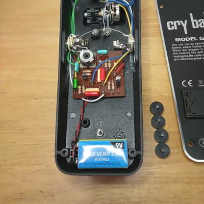 Custom Vintage v846 Style/Crybaby (Halo Version) Clyde McCoy Wah Effects Pedal Vox image 5