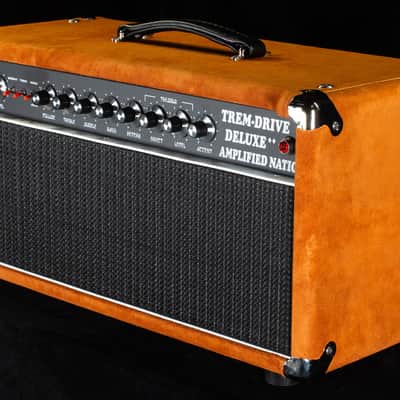 Amplified Nation Trem-Drive Deluxe Head Golden Brown Suede / Black 50w-027 image 3