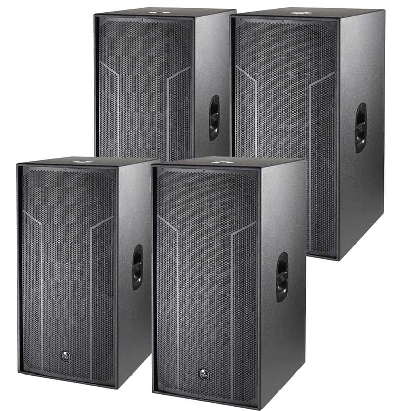 (4) DAS ACTION-S218 Dual 18″ Passive Subwoofer Bundle image 1