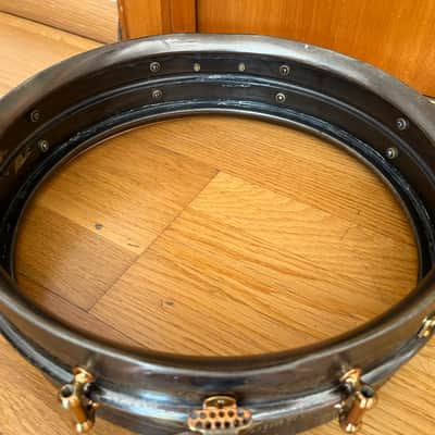 Ludwig  Black Beauty 14x4 Snare Drum  Vintage 20s Dance Model image 14