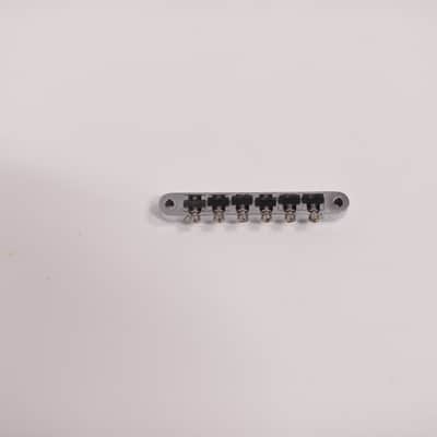 Gibson ABR-1 Tune-O-Matic Bridge with Graph Tech String Saver Saddles Chrome image 4