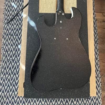 Silvertone 1448 With Case Amp 1962 - 1967 - Black image 3