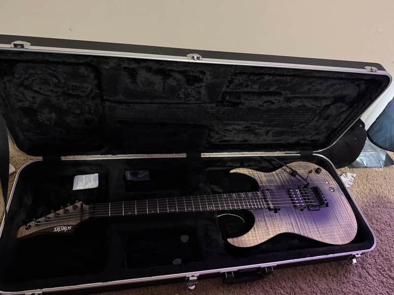 Schecter Banshee Mach-6 FR-S Sustainiac w/ Stainless Steel Frets 2024, Original Floyd Rose, Gotoh Tuners & Gator Case image 1