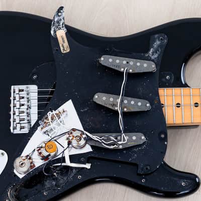 1979 Fender Stratocaster Hardtail Vintage Electric Guitar Black w/ Case image 17