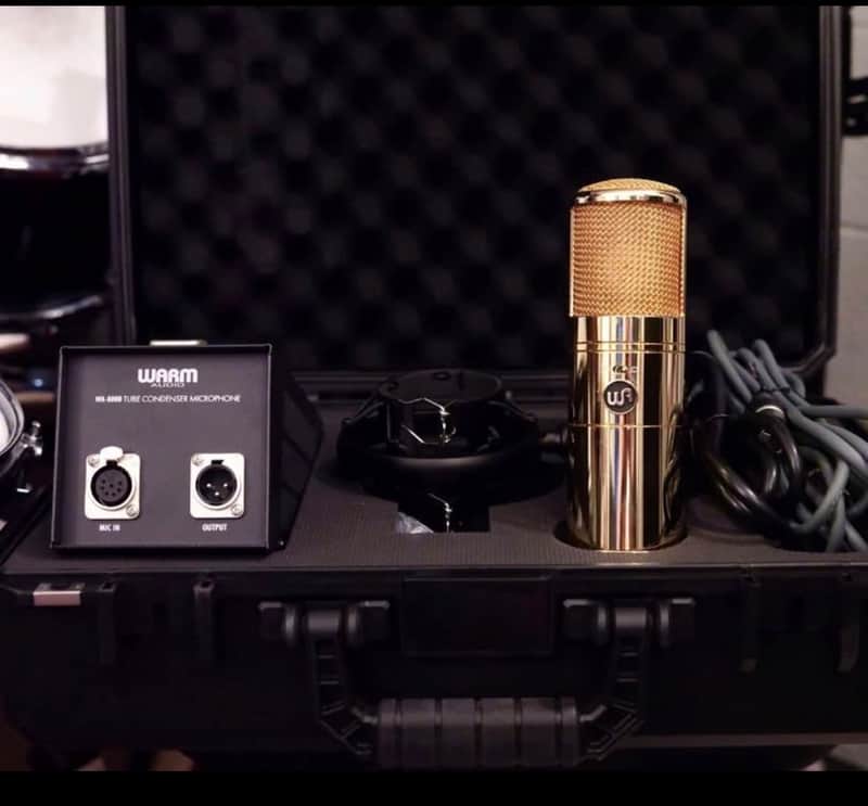 Warm Audio WA-8000 Large Diaphragm Multipattern Condenser Microphone 2023 - Present - Gold image 1