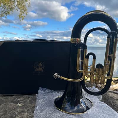 Euphonium 3 Valve Custom Black Gold Colour image 9