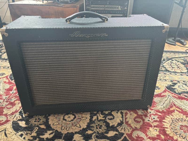 Ampeg Model R-212R Reverberocket 50-Watt 2x12" Guitar Combo Reissue 1996 - 2006 Blue Diamond image 1