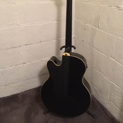 Ibanez AEB5E Black Acoustic Electric Bass Guitar built in tuner, pre amp, EQ image 9