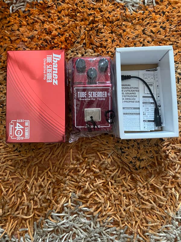 Ibanez TS808 Tube Screamer 40th Anniversary 2019 - Ruby Red Sparkle image 1