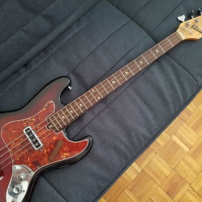 VINTAGE JAPAN BASS GUITAR REGENT MATSUMUKO JAPAN Red Burst image 1