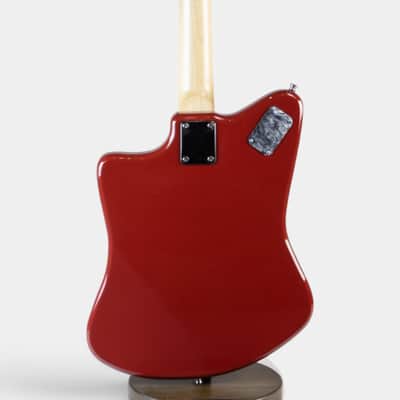Formanta Style Red Guitar Built-in Onboard Fuzz Effect Soviet Reissue image 2