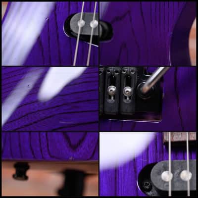 ESP The Mirage See-Thru Purple 1995 w/Hardshell Case image 12