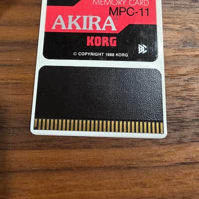 Korg M1 AKIRA MPC-11 Memory Card