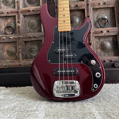G&L Series SB-2 Bass with Maple Fretboard Mid 1995 - Fullerton Red image 1