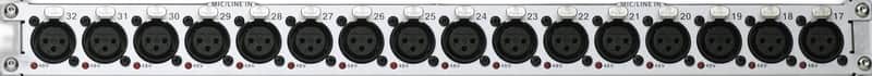 Soundcraft A947.043100SP 16 XLR Input Panel 17-32 for Vi3 image 1