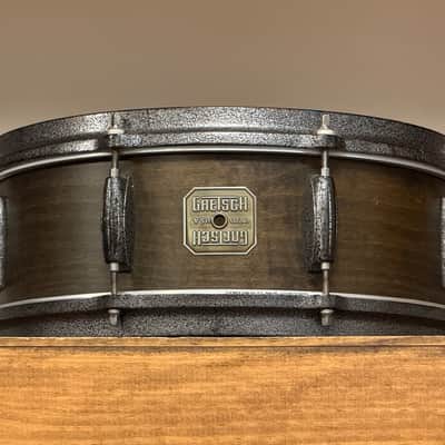Gretsch Broadkaster Satin Ebony 5" x 14" Jasper Snare Drum image 15