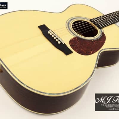 MJ Franks 000-42 Style, Short Scale, Euro Spruce, Madagascar RW, 1-11/16" Nut image 21
