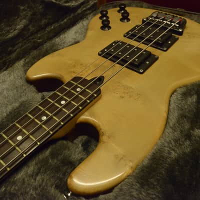 RARE 1985 Vintage Wal Mk1 MkI Custom UK British Bass Natural Canadian Maple Burl, Brazilian Mahogany image 7
