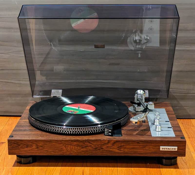 Hitachi PS-48 Direct Drive Semi Automatic Turntable/ Near Mint/ Fully Serviced, Re-Capped & Tested/ Free Shipping image 1