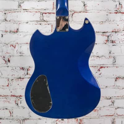 De-Armond - 2000 S-65 Electric Guitar - Blue - x2548 - USED image 9