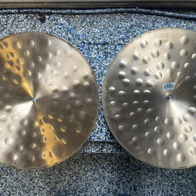 Meinl 15" Pure Alloy Extra Hammered Hi-Hat Cymbals (Pair) 2017 - Present - Traditional image 2
