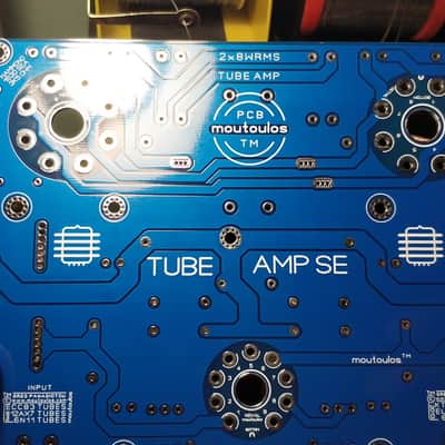 Tube Stereo AMP Single Ended (SE) Bare-PCB 6L6 EL34 (3Wrms) & KT88 (8Wrms) image 9