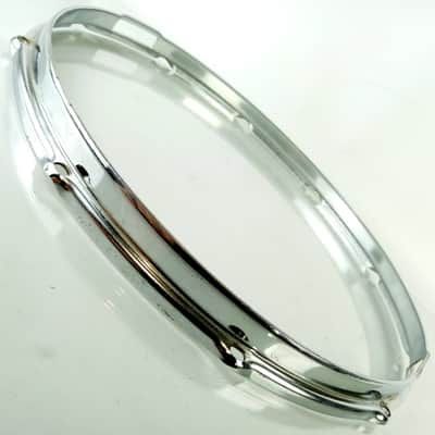 Slingerland 15"10Lug 70s TDR/Deluxe Concert King Snare Drum Resonant Rim/Hoop SS image 5
