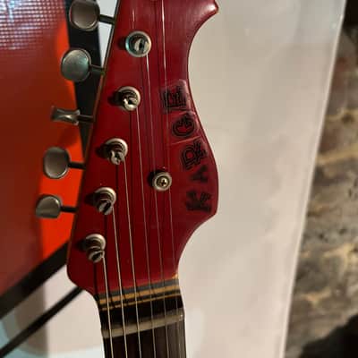 Karge Guitars T style 2024 - Aged DuPont Duco ‘57 Chevrolet Maroon image 12