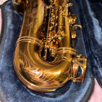 P. Mauriat PMXA-67R Series Professional Alto Saxophone Cognac Lacquer image 2