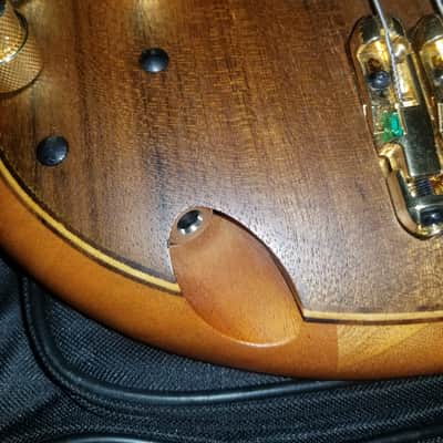 Ibanez SR1200E-VNF Premium 5-String Bass Left Handed 2010s Vintage Natural Flat image 11
