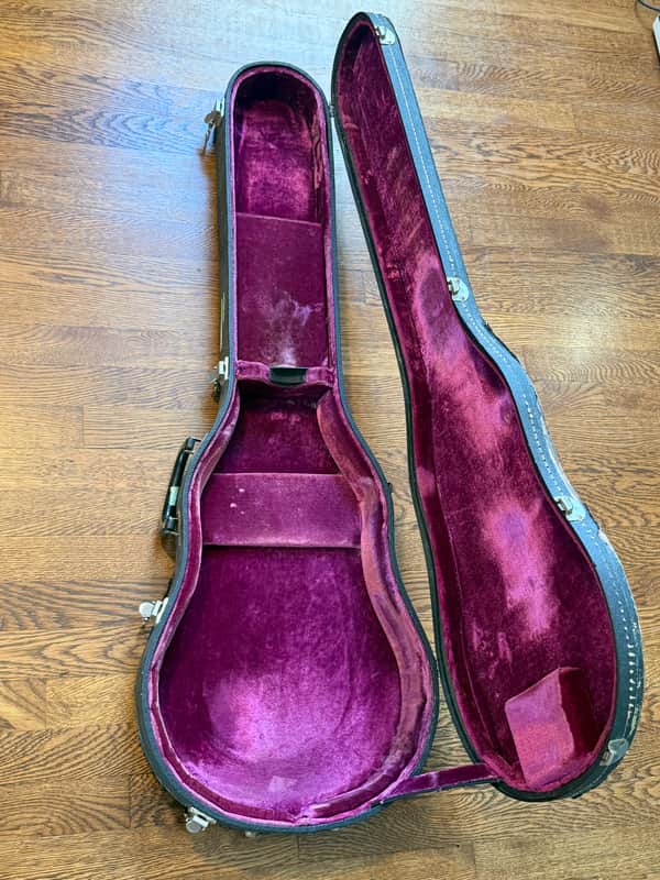 1970 Gibson Les Paul Standard Custom Deluxe Purple Interior Hard Case image 1